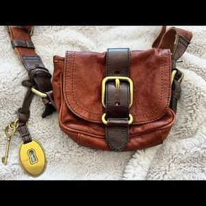Fossil leather small crossbody